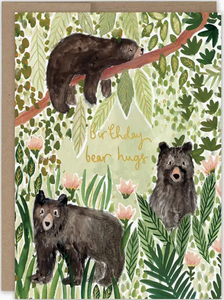 Black Bears Birthday Card