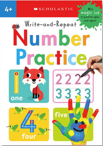 Scholastic Early Learners Write-and-Repeat: Number Practice