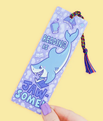 Reading is Jawsome Shark Bookmark