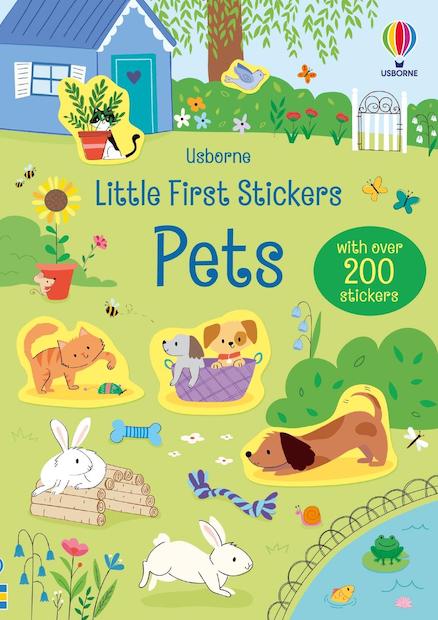 Usborne Little First Stickers: Pets