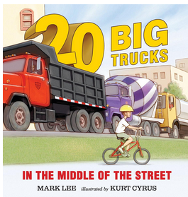 20 Big Trucks in the Middle of the Street (BB)