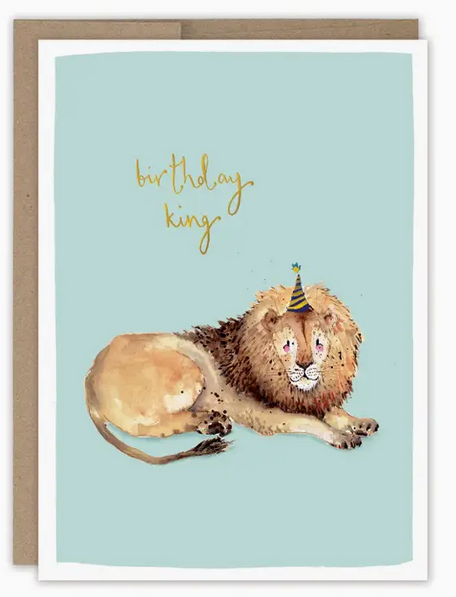 King Lion - Birthday Card