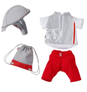 Bike Time Dress Set for 12" Soft Dolls