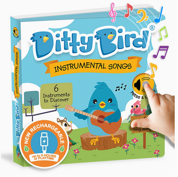 Ditty Bird Musical Instruments Interactive Musical Book