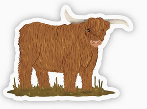 Highland Cow Sticker