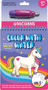 Colour With Water - Unicorns