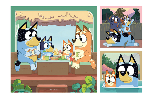 Bluey Adventure 3 x 49pc