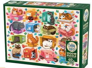 Cats Vs. Puzzles - 1000pc