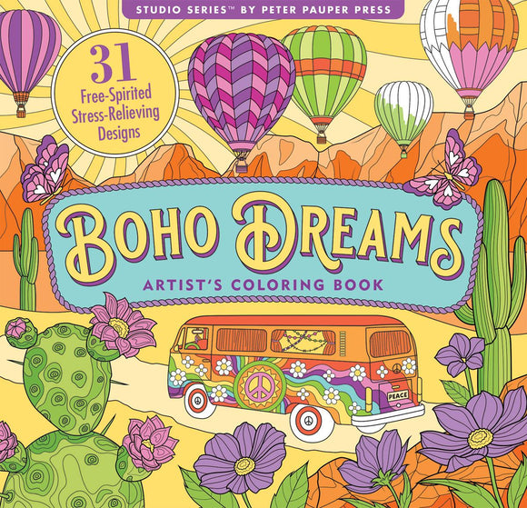 Boho Dreams Artist's Colouring Book