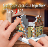 Christmas Village 3D Puzzle Advent Calendar