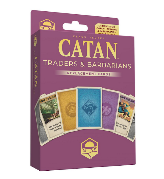 Catan Expansion: Traders and Barbarians Replacement Game Cards (6th Edition)