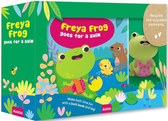 Freya Frog Goes for a Swim: Bath book and toy