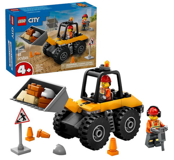 Lego City: Yellow Construction Wheel Loader
