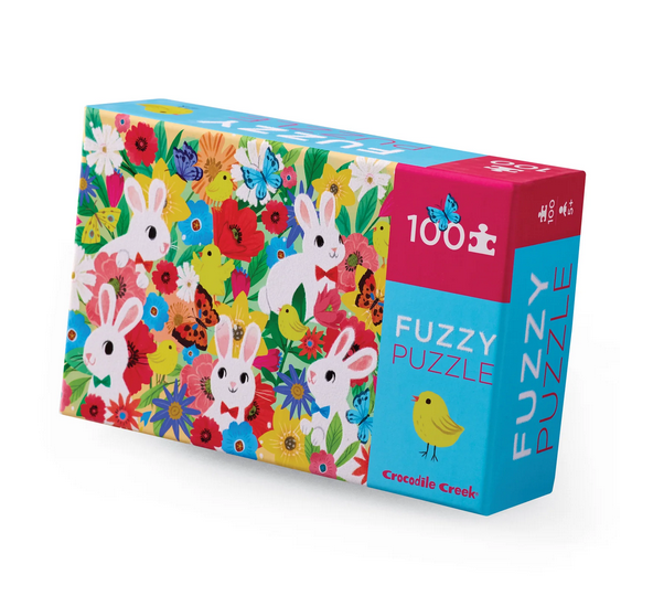 100 pc Fuzzy Puzzle - Bunny – The Children's Treehouse