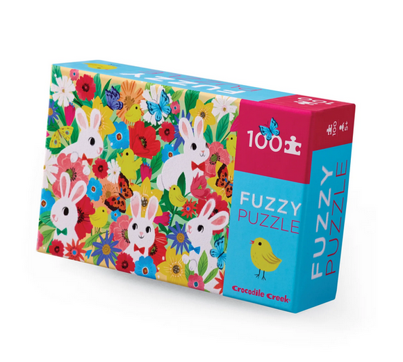 100 pc Fuzzy Puzzle - Bunny