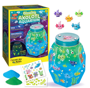 Glowing Axolotl Aquarium