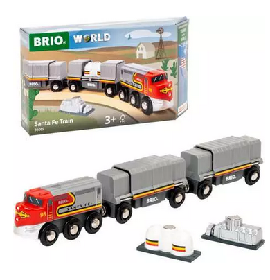 BRIO World Santa Fe Train - Trains of the World