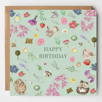 Garden Companions Birthday Card