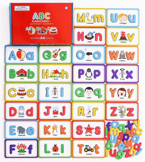 Flashcards and ABC Magnetic Letters