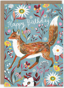 Foxy Birthday Card