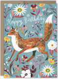 Foxy Birthday Card