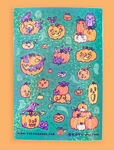 Spooky Pumpkins Sticker Sheet
