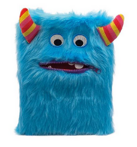 Very Hungry Worry Monster Fur Cover Journal