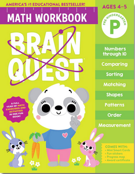 Brain Quest Math Workbook: Pre-Kindergarten