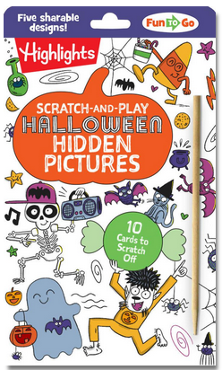 Scratch-and-Play: Halloween Hidden Pictures