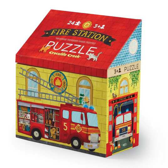 24pc Puzzle - Fire Station