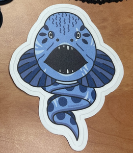 Vinyl Sticker - Wolf Eel - 3.75"