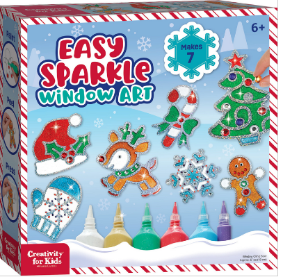 Holiday Easy Sparkle Window Art