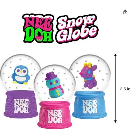 NeeDoh Squishmas Snow Globe