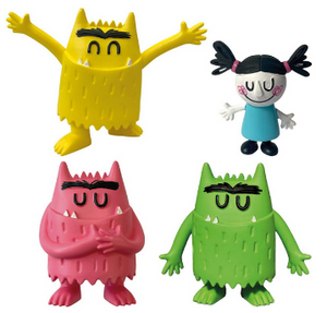 The Colour Monster and Nuna - Set of 4 Figurines