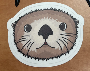 Vinyl Sticker - Sea Otter - 3.75"