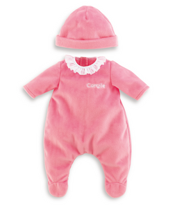 Outfit 12" - Pink Pajamas and Hat