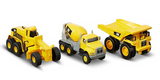 CAT 4" Metal Vehicles 3-Pack -