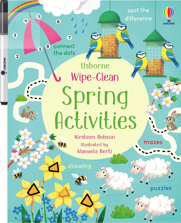 Usborne Wipe-Clean Spring Activities