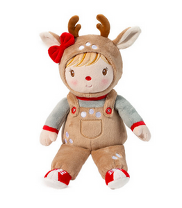 Reindeer Kid Doll 12"