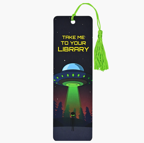 Take Me To Your Library Bookmark