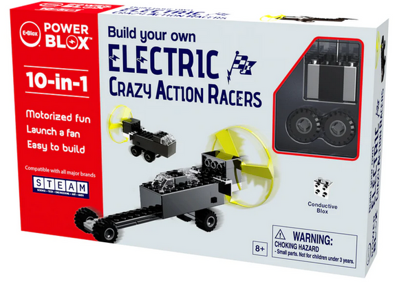10-In-1 Build Your Own Electric Crazy Action Racers