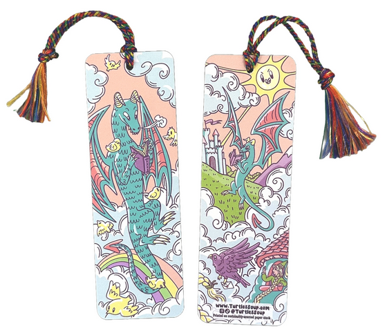 Dreamy Dragon Castle Bookmark