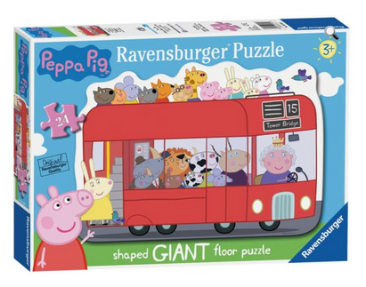 Peppa Pig London Bus Giant Floor 24pc Puzzle