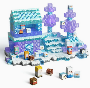 Frozen Magnetic Blocks (100 pc)