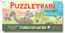 PuzzleTrain 26 -Piece Puzzle: Dinosaurs
