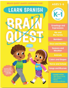 Brain Quest Workbook: Learn Spanish for Ages 5-6