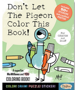 Don't Let the Pigeon Color This Book! A Superfun Mo Willems and You Colouring Book!