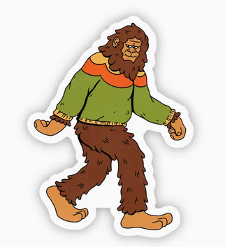 Bigfoot Sweater Sticker