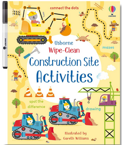 Usborne Wipe-Clean: Construction Site Activities