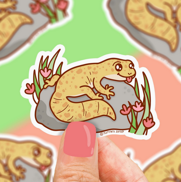 Leopard Gecko Vinyl Sticker
